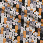 Toe Beans Pattern 1 Minky Fabric — plush minky folded close-up preview (mv-minky-v1:lying)