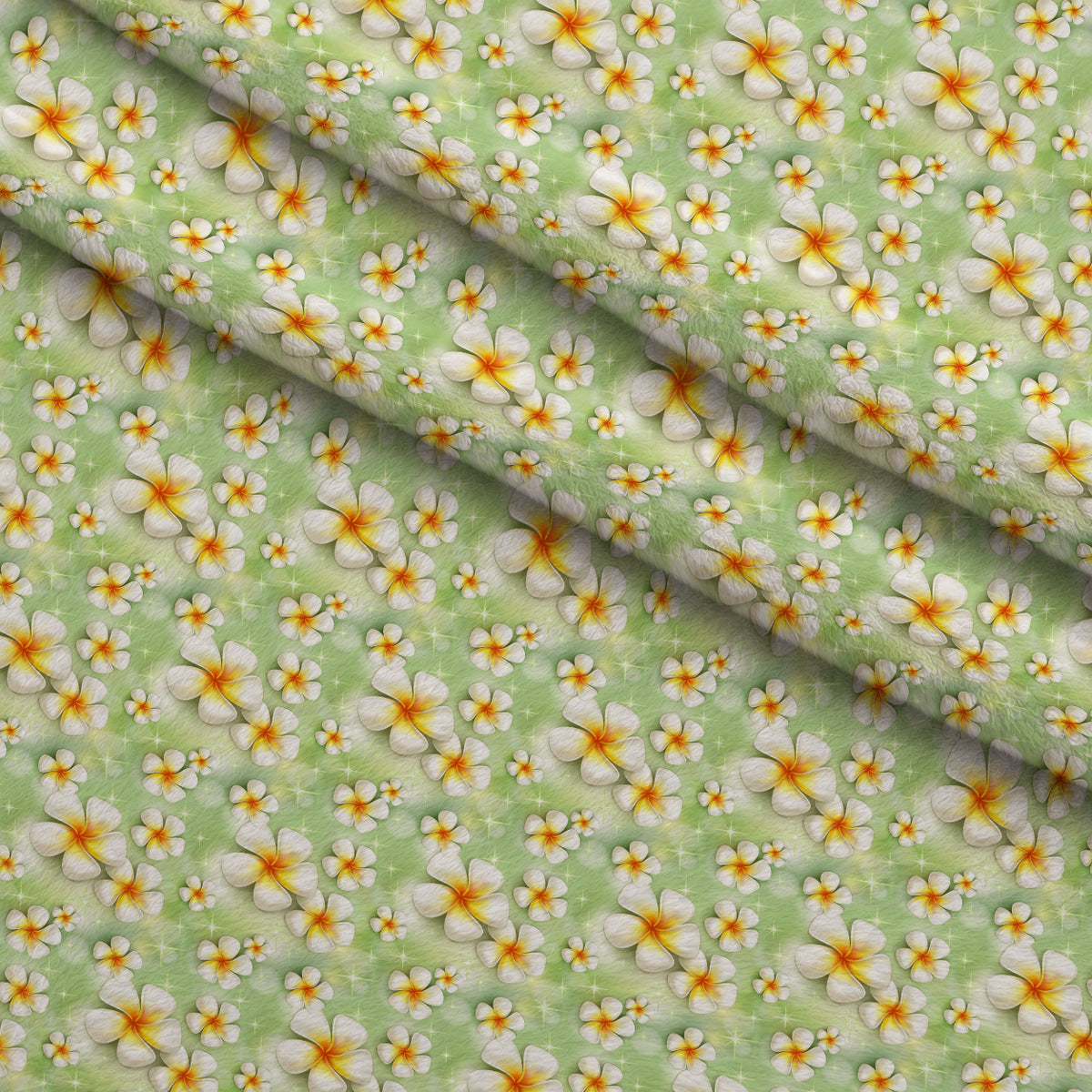 Tropical Shoreline Pattern 9 Minky Fabric — plush minky folded close-up preview (mv-minky-v1:lying)
