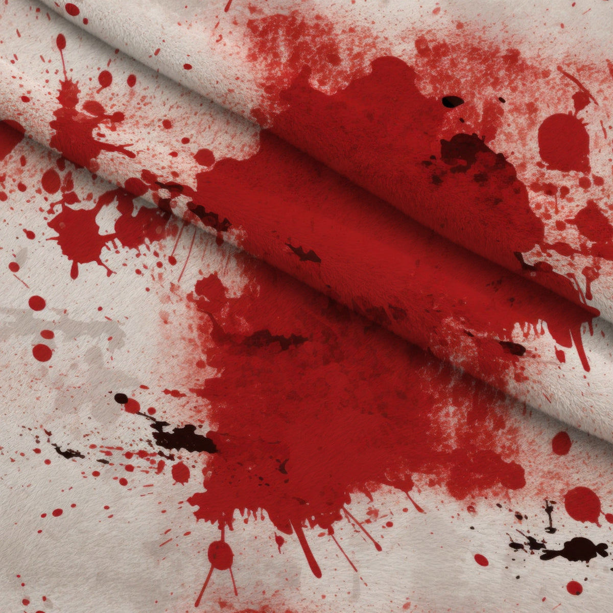 True Crime Pattern 3 Minky Fabric — plush minky folded close-up preview (mv-minky-v1:lying)