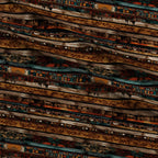 Turquoise Trail Ranch Pattern 7 Minky Fabric — plush minky folded close-up preview (mv-minky-v1:lying)