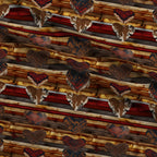 Turquoise Trail Ranch Pattern 8 Minky Fabric — plush minky folded close-up preview (mv-minky-v1:lying)