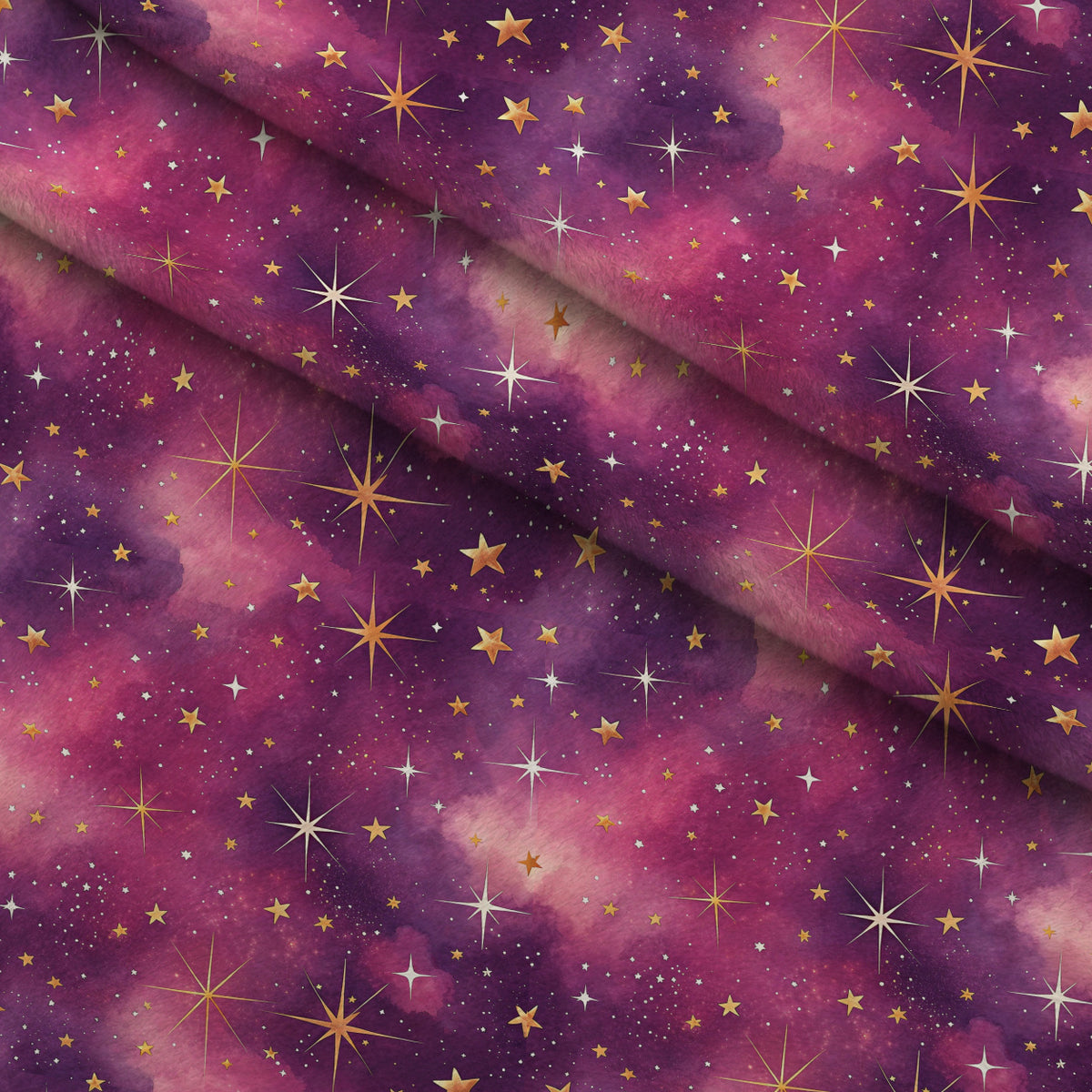 Twilight Lullaby Pattern 14 Minky Fabric — plush minky folded close-up preview (mv-minky-v1:lying)
