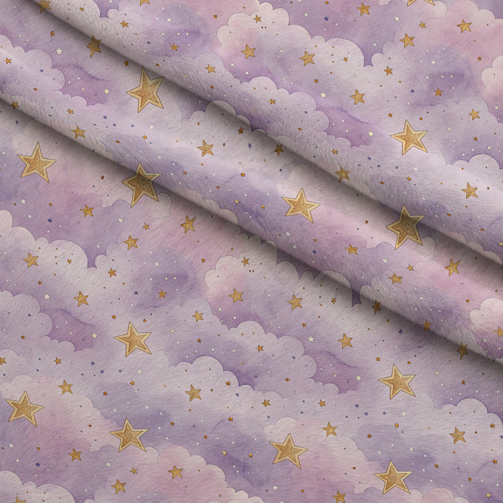 Twilight Lullaby Pattern 28 Minky Fabric — plush minky folded close-up preview (mv-minky-v1:lying)