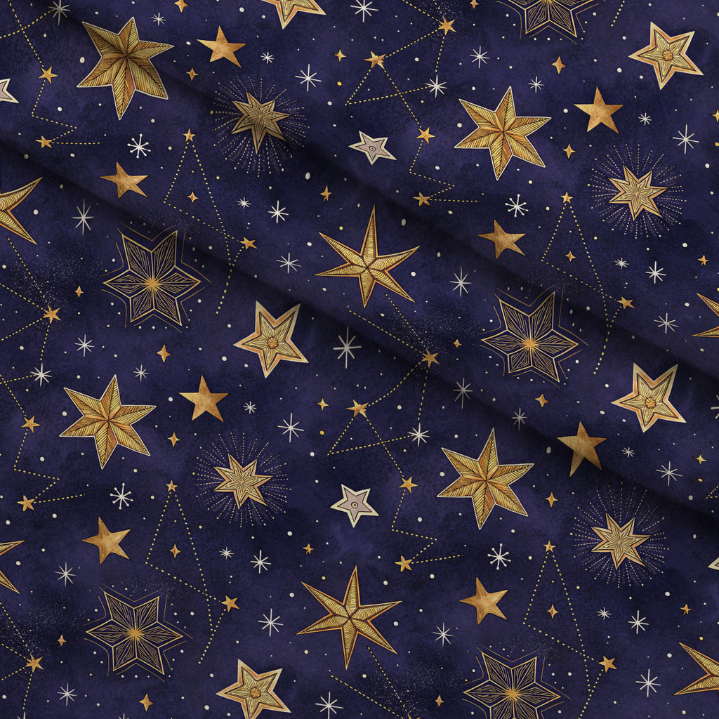 Twilight Lullaby Pattern 6 Minky Fabric — plush minky folded close-up preview (mv-minky-v1:lying)