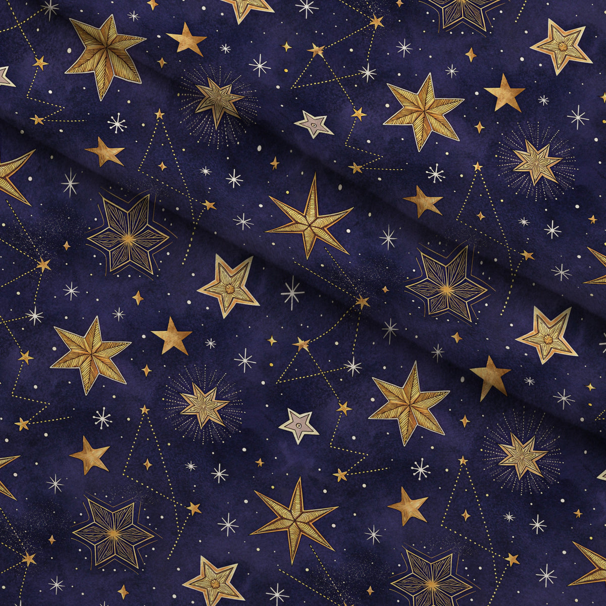 Twilight Lullaby Pattern 6 Minky Fabric — plush minky folded close-up preview (mv-minky-v1:lying)