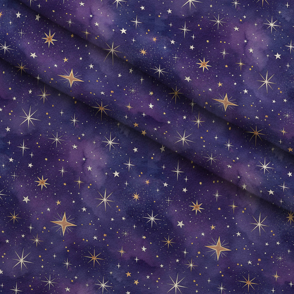 Twilight Lullaby Pattern 9 Minky Fabric — plush minky folded close-up preview (mv-minky-v1:lying)