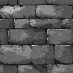 gray, charcoal, weathered brick, stone wall, cracked texture, aged bricks, masonry pattern, distressed surface, monochromatic, architectural design,, fabric panel, rustic texture, building materials, urban industrial, worn appearance, geometric blocks, construction theme