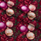 Velvet Noel Garden Pattern 20 Minky Fabric — plush minky folded close-up preview (mv-minky-v1:lying)