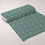 Verdant Blooms Pattern 12 Minky Fabric — plush minky unrolled bolt preview (mv-minky-v1:bolt)