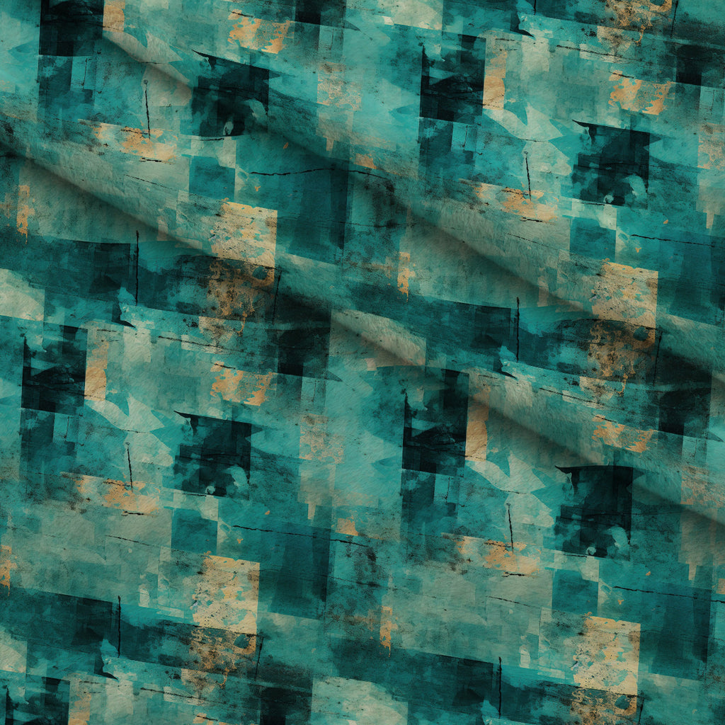 Verdigris Patina Pattern 8 Minky Fabric — plush minky folded close-up preview (mv-minky-v1:lying)