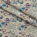 Vintage Notions Pattern 12 Minky Fabric — plush minky folded close-up preview (mv-minky-v1:lying)