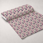 Vintage Notions Pattern 5 Minky Fabric — plush minky unrolled bolt preview (mv-minky-v1:bolt)