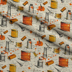 Vintage Notions Pattern 9 Minky Fabric — plush minky folded close-up preview (mv-minky-v1:lying)