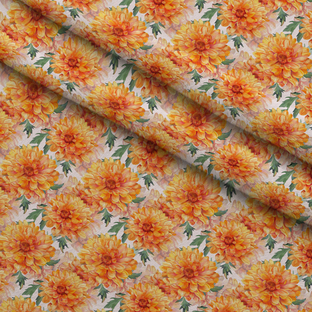 Watercolor Garden Year Pattern 10 Minky Fabric — plush minky folded close-up preview (mv-minky-v1:lying)