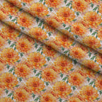 Watercolor Garden Year Pattern 10 Minky Fabric — plush minky folded close-up preview (mv-minky-v1:lying)