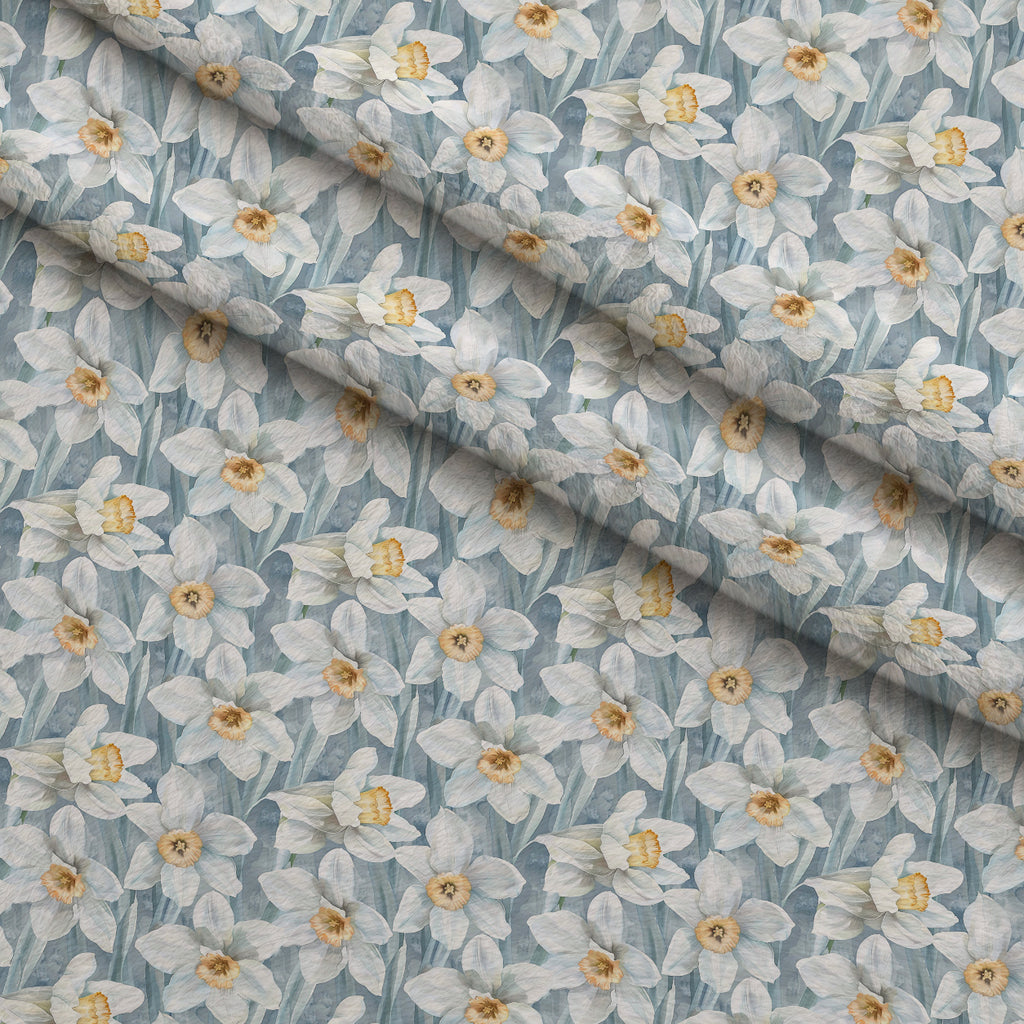 Watercolor Garden Year Pattern 12 Minky Fabric — plush minky folded close-up preview (mv-minky-v1:lying)