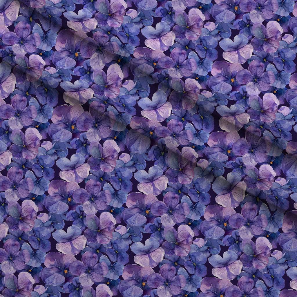 Watercolor Garden Year Pattern 2 Minky Fabric — plush minky folded close-up preview (mv-minky-v1:lying)