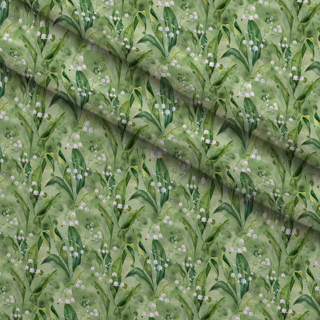 Watercolor Garden Year Pattern 5 Minky Fabric — plush minky folded close-up preview (mv-minky-v1:lying)