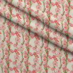 Watercolor Garden Year Pattern 8 Minky Fabric — plush minky folded close-up preview (mv-minky-v1:lying)