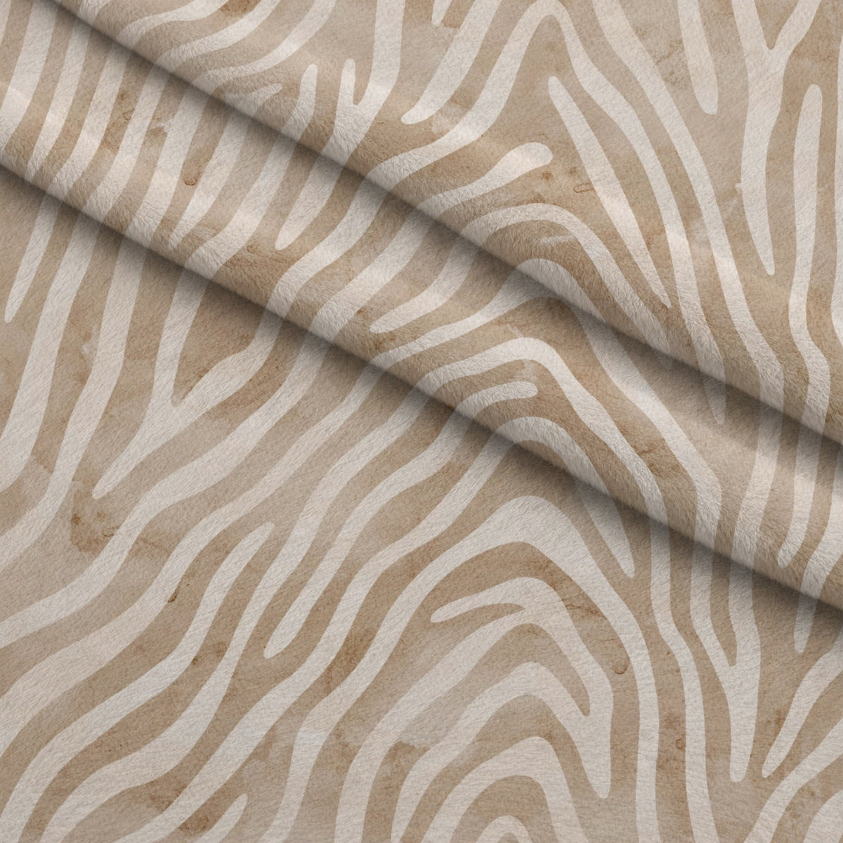 Watercolor Zebra Print 2 Minky Fabric — plush minky folded close-up preview (mv-minky-v1:lying)