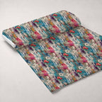 Weathered Blooms Pattern 10 Minky Fabric — plush minky unrolled bolt preview (mv-minky-v1:bolt)