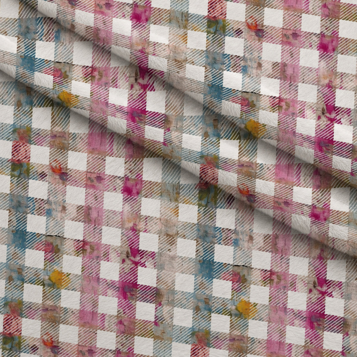 Weathered Blooms Pattern 27 Minky Fabric — plush minky folded close-up preview (mv-minky-v1:lying)