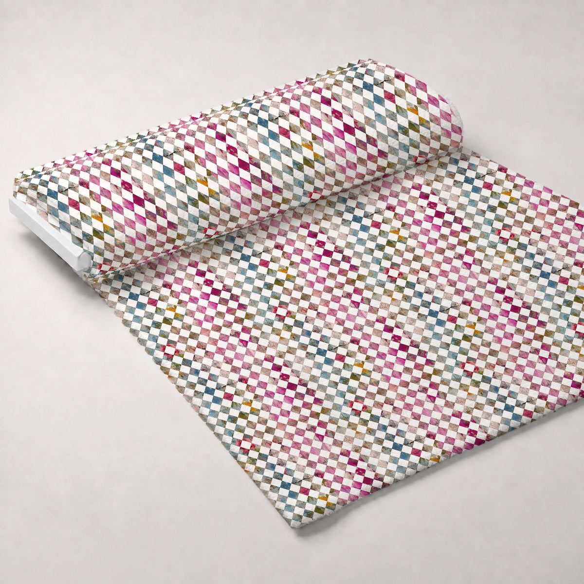 Weathered Blooms Pattern 33 Minky Fabric — plush minky unrolled bolt preview (mv-minky-v1:bolt)