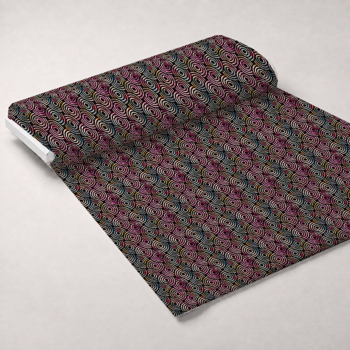 Weathered Blooms Pattern 35 Minky Fabric — plush minky unrolled bolt preview (mv-minky-v1:bolt)