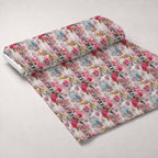 Weathered Blooms Pattern 7 Minky Fabric — plush minky unrolled bolt preview (mv-minky-v1:bolt)