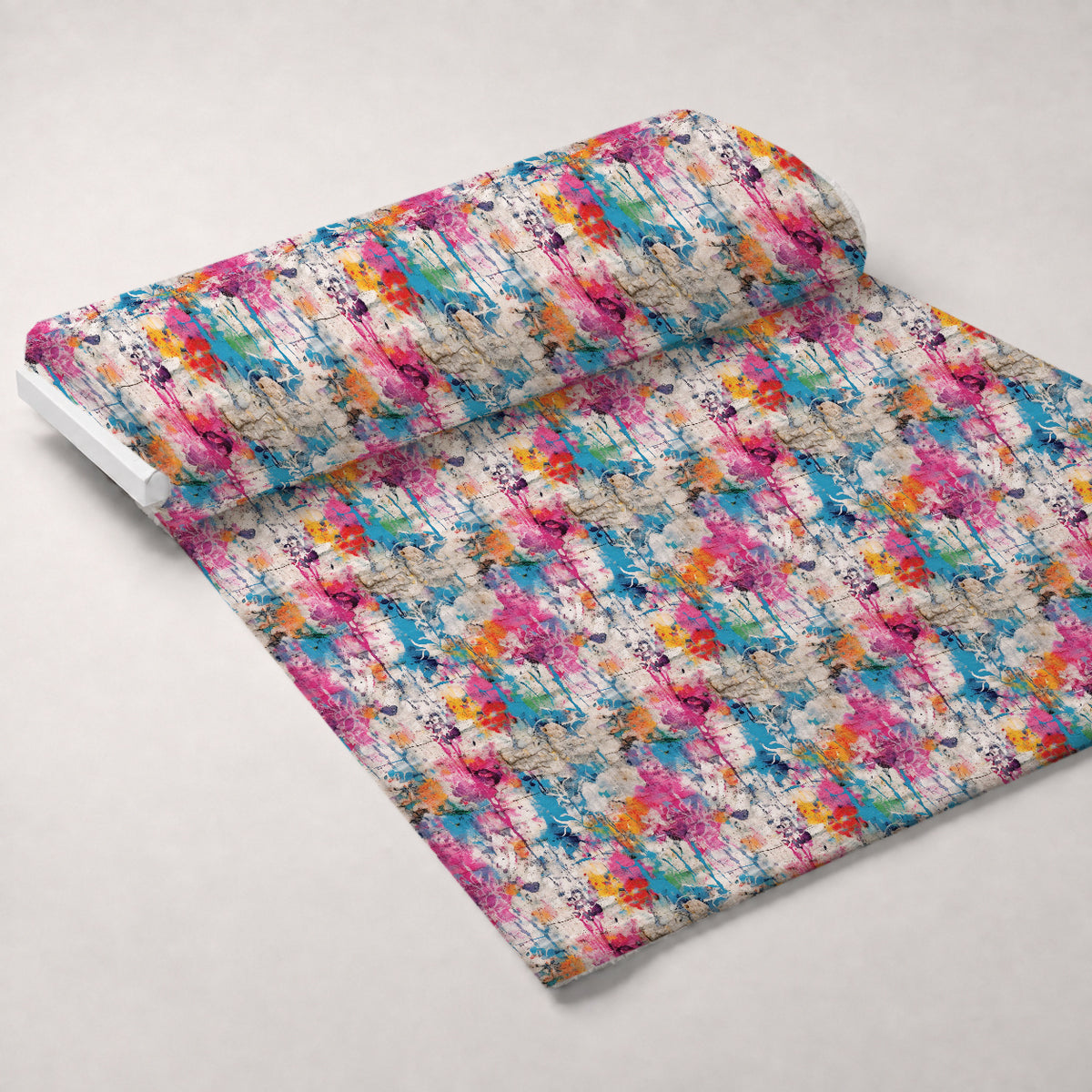 Weathered Blooms Pattern 9 Minky Fabric — plush minky unrolled bolt preview (mv-minky-v1:bolt)