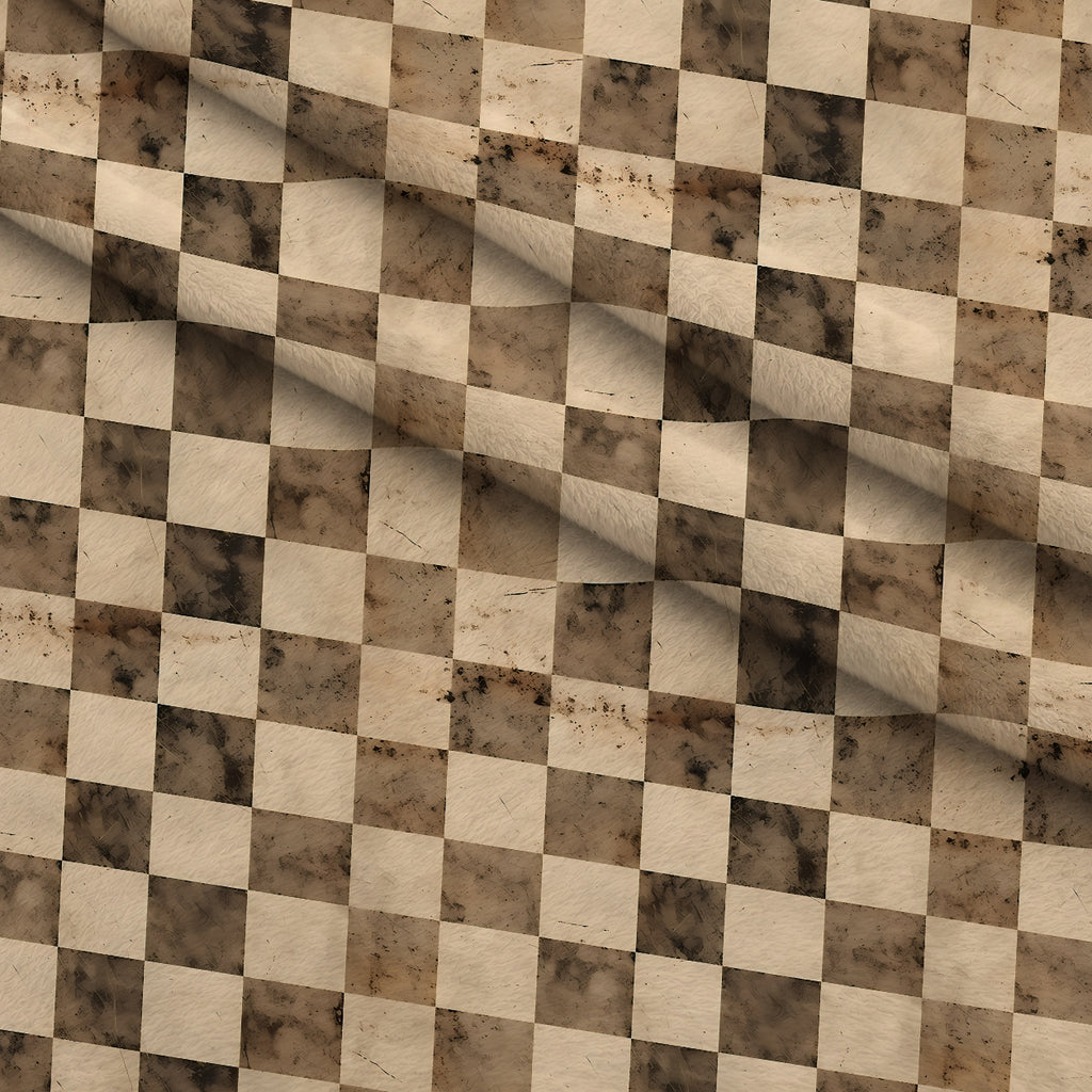 Weathered Masonry Pattern 1 Minky Fabric — plush minky folded close-up preview (mv-minky-v1:lying)