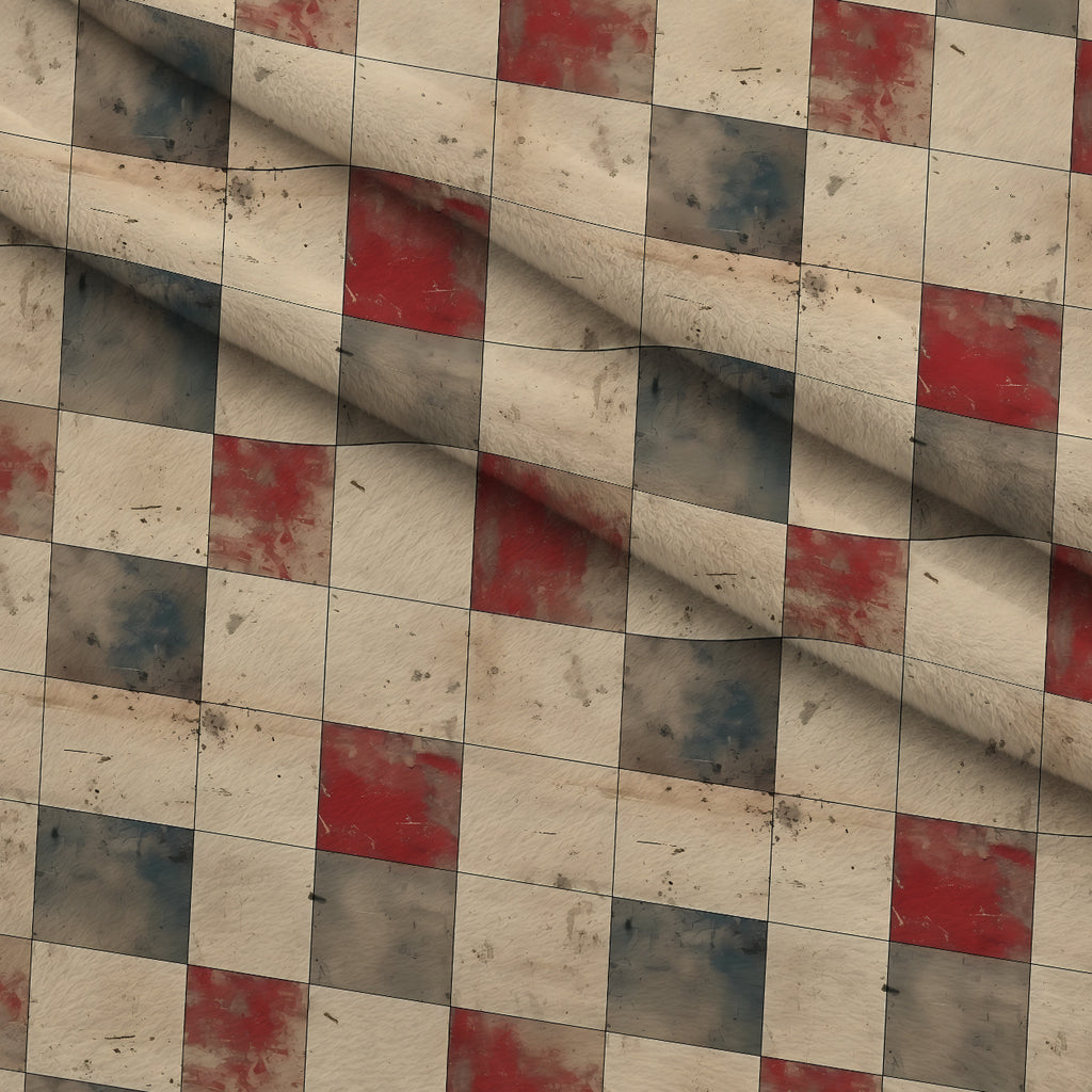 Weathered Masonry Pattern 10 Minky Fabric — plush minky folded close-up preview (mv-minky-v1:lying)