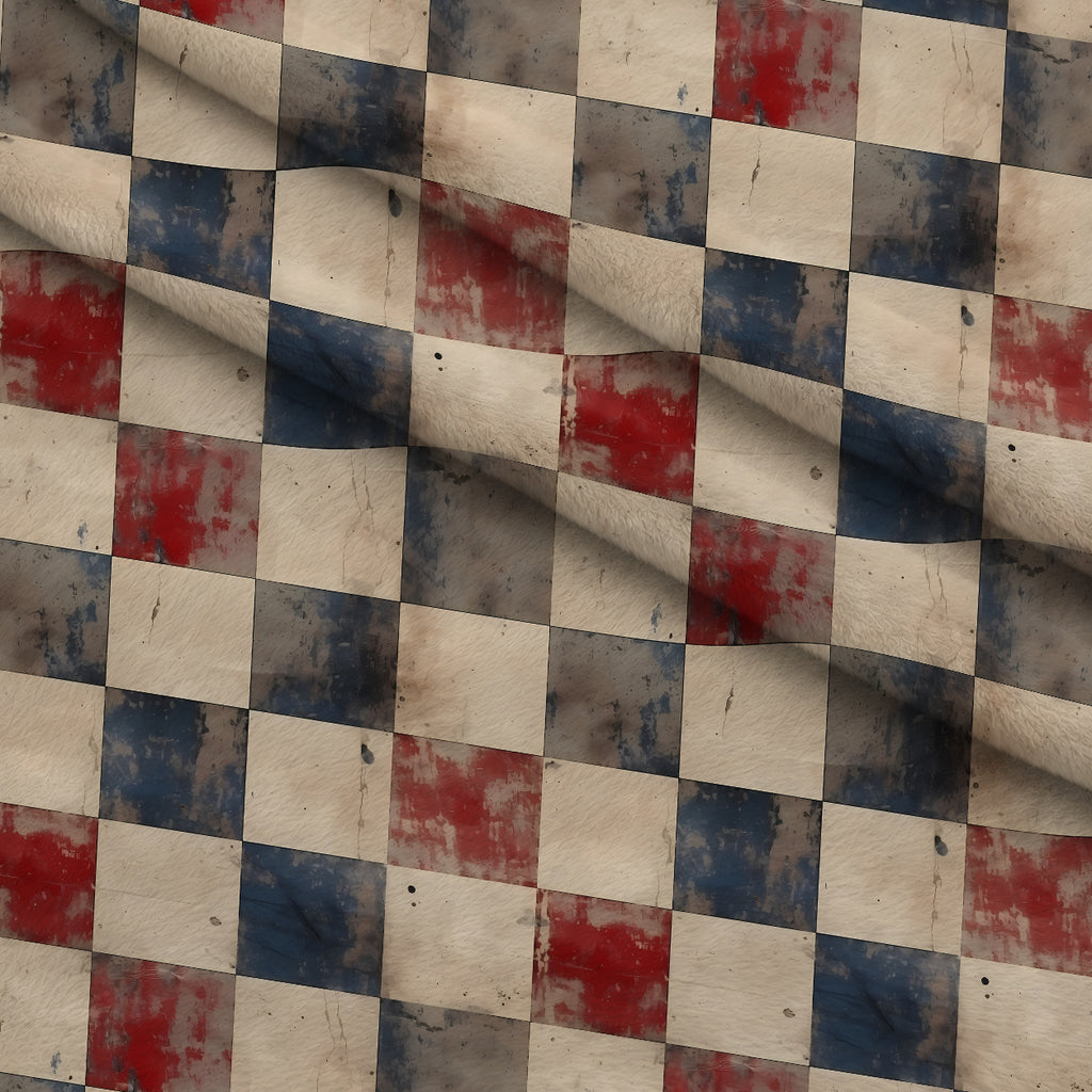 Weathered Masonry Pattern 11 Minky Fabric — plush minky folded close-up preview (mv-minky-v1:lying)