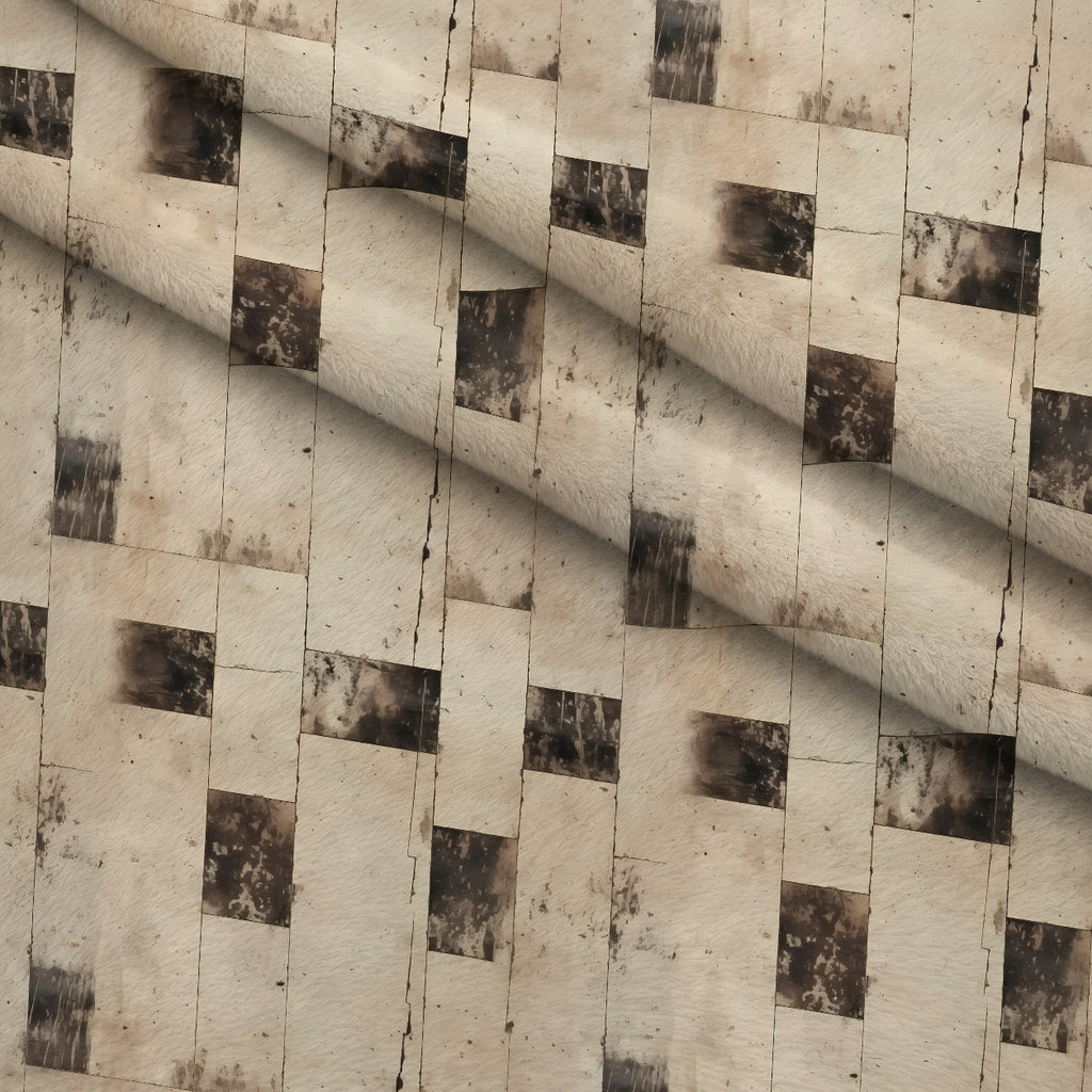 Weathered Masonry Pattern 16 Minky Fabric — plush minky folded close-up preview (mv-minky-v1:lying)