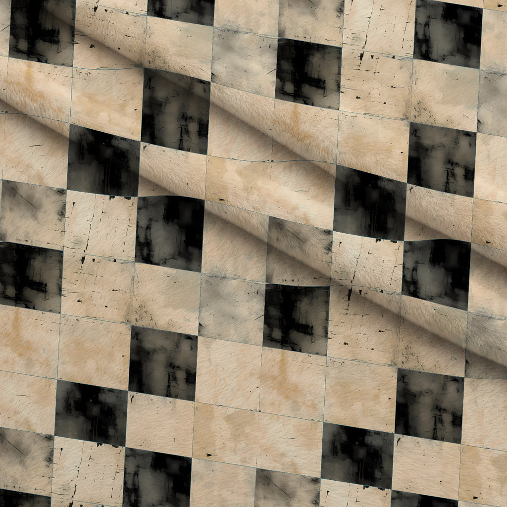 Weathered Masonry Pattern 2 Minky Fabric — plush minky folded close-up preview (mv-minky-v1:lying)