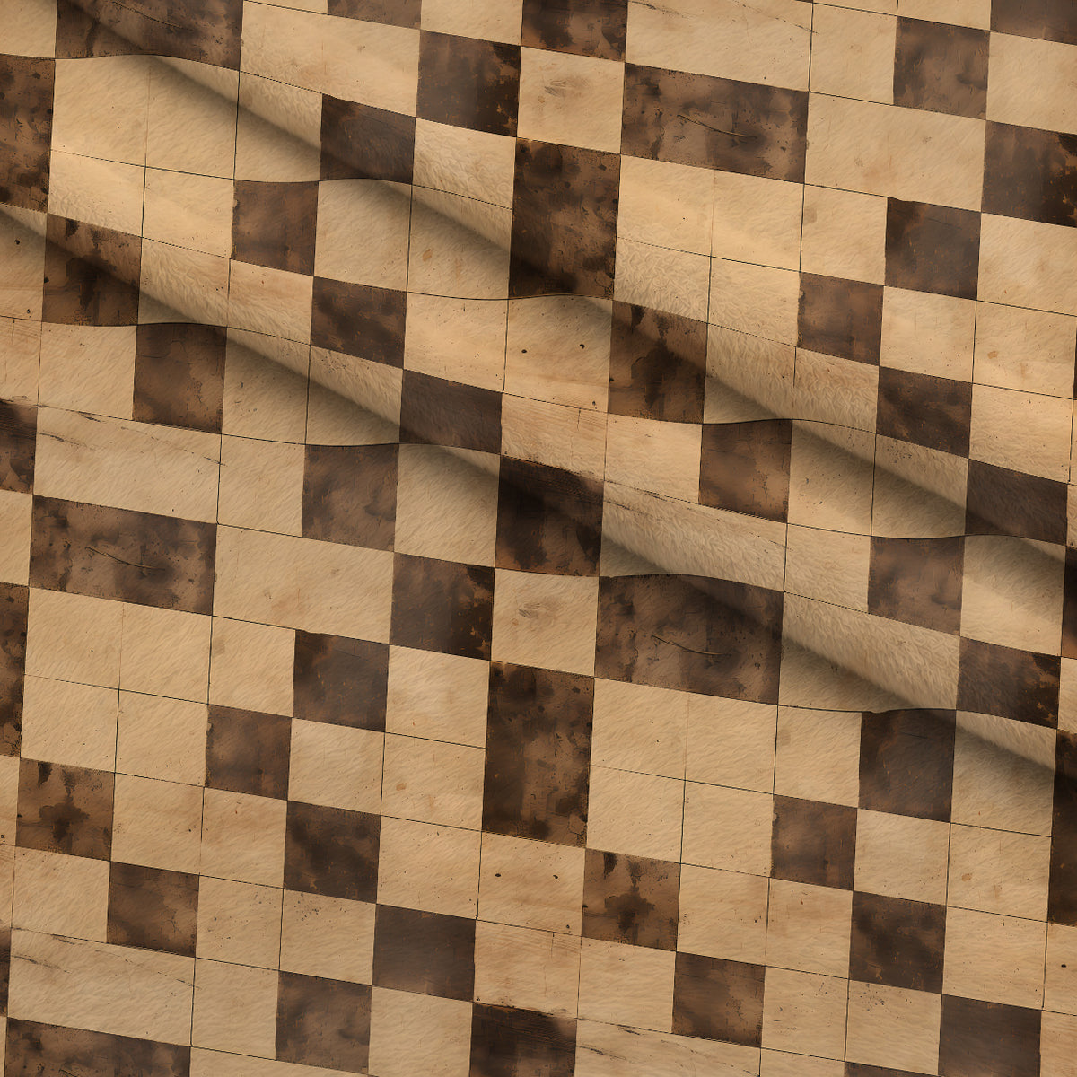 Weathered Masonry Pattern 4 Minky Fabric — plush minky folded close-up preview (mv-minky-v1:lying)