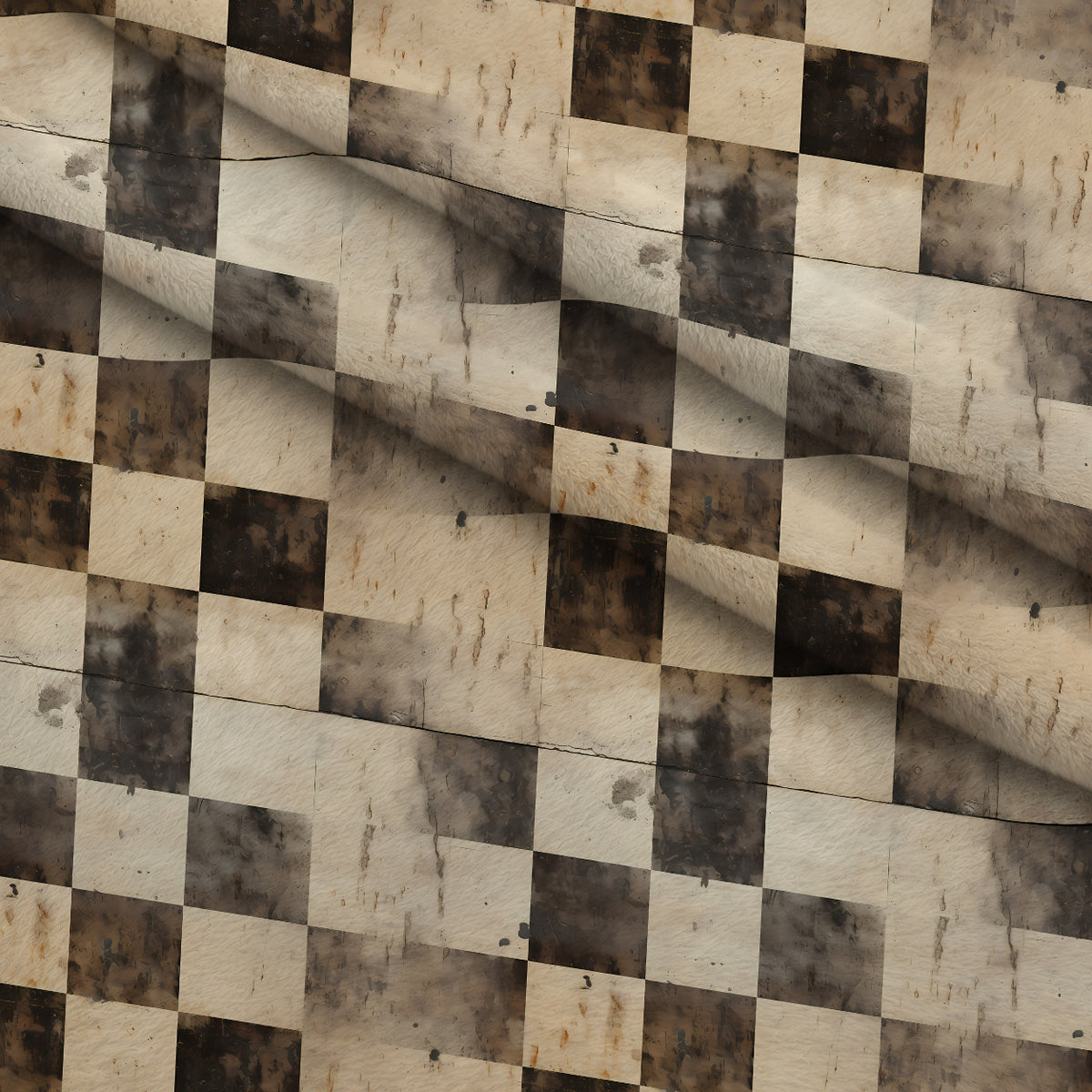 Weathered Masonry Pattern 7 Minky Fabric — plush minky folded close-up preview (mv-minky-v1:lying)
