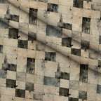 Weathered Masonry Pattern 8 Minky Fabric — plush minky folded close-up preview (mv-minky-v1:lying)