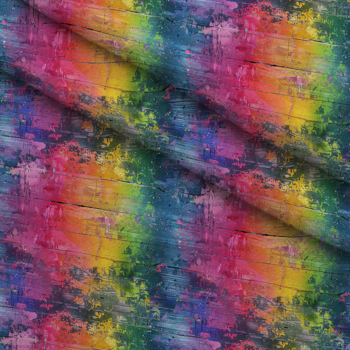 Weathered Spectrum Pattern 10 Minky Fabric — plush minky folded close-up preview (mv-minky-v1:lying)