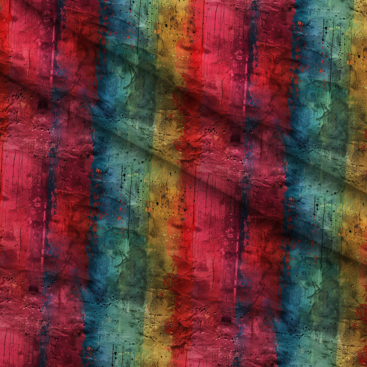 Weathered Spectrum Pattern 12 Minky Fabric — plush minky folded close-up preview (mv-minky-v1:lying)