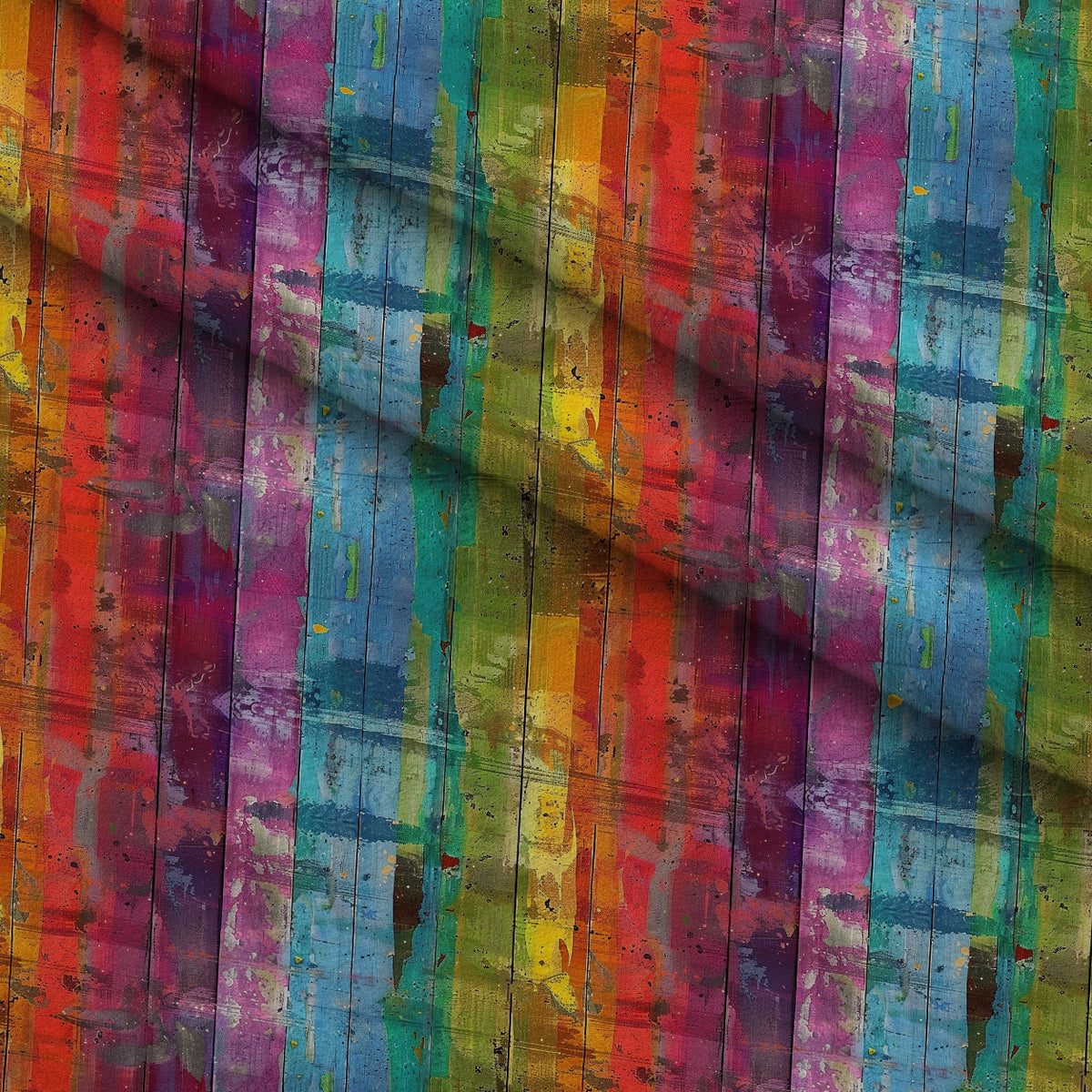 Weathered Spectrum Pattern 8 Minky Fabric — plush minky folded close-up preview (mv-minky-v1:lying)