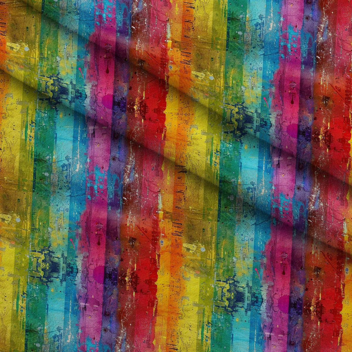 Weathered Spectrum Pattern 9 Minky Fabric — plush minky folded close-up preview (mv-minky-v1:lying)