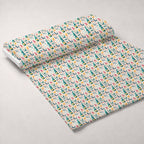 Whiskered Egg Hunt Pattern 1 Minky Fabric — plush minky unrolled bolt preview (mv-minky-v1:bolt)