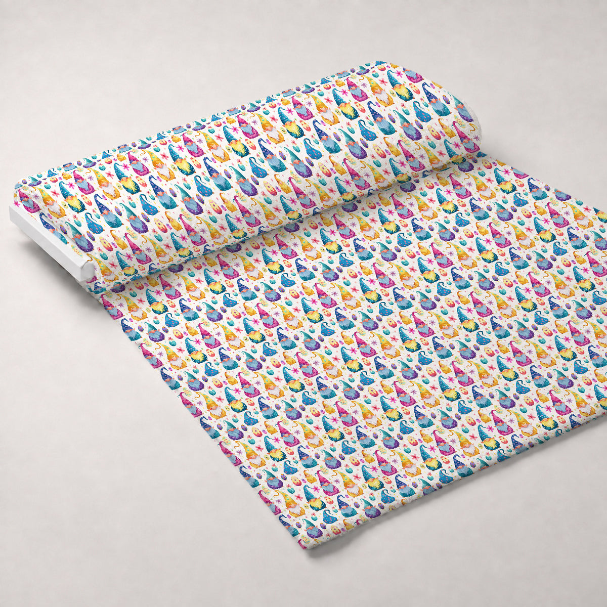 Whiskered Egg Hunt Pattern 11 Minky Fabric — plush minky unrolled bolt preview (mv-minky-v1:bolt)