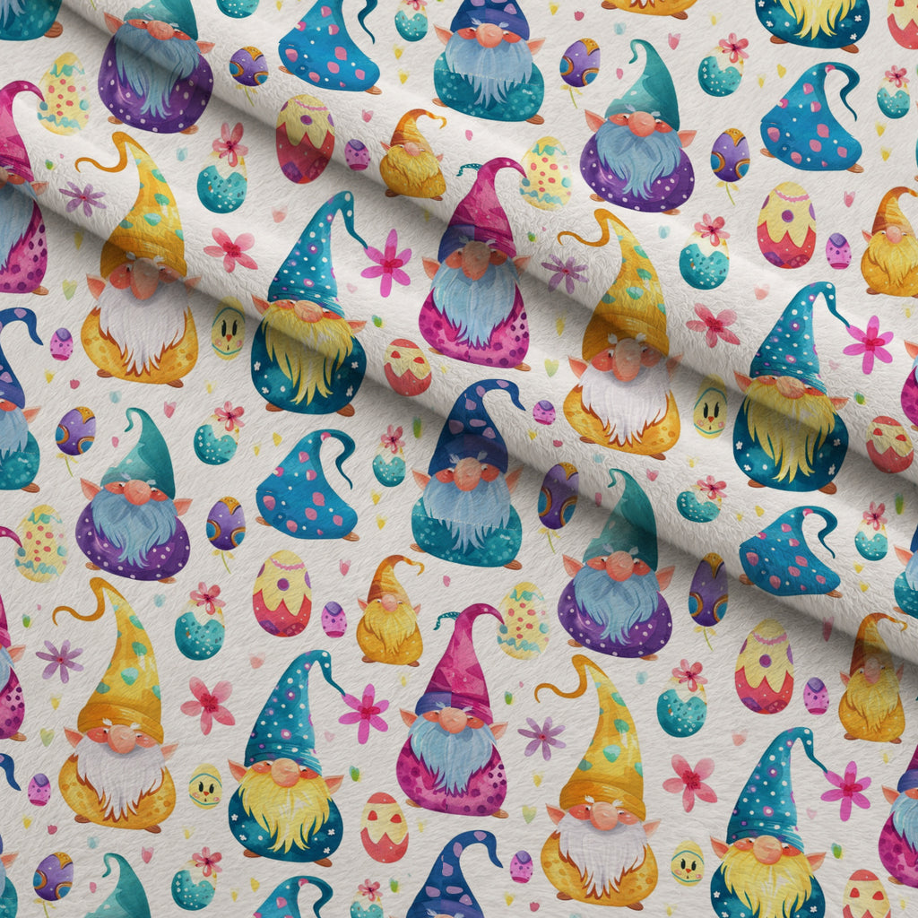 Whiskered Egg Hunt Pattern 11 Minky Fabric — plush minky folded close-up preview (mv-minky-v1:lying)
