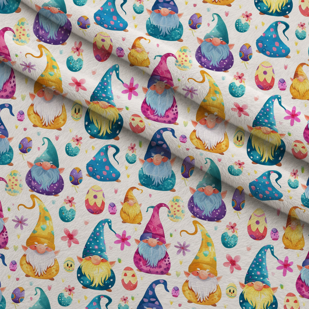 Whiskered Egg Hunt Pattern 11 Minky Fabric — plush minky folded close-up preview (mv-minky-v1:lying)