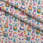 Whiskered Egg Hunt Pattern 12 Minky Fabric — plush minky folded close-up preview (mv-minky-v1:lying)