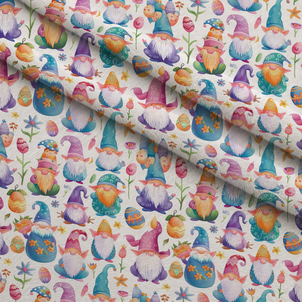 Whiskered Egg Hunt Pattern 12 Minky Fabric — plush minky folded close-up preview (mv-minky-v1:lying)