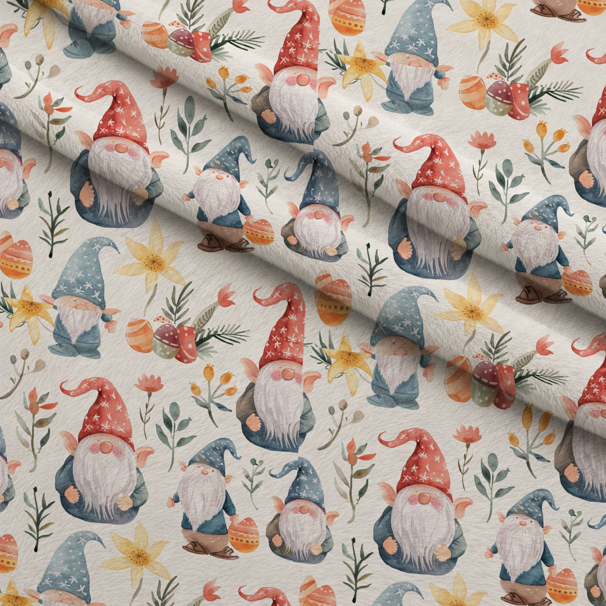 Whiskered Egg Hunt Pattern 4 Minky Fabric — plush minky folded close-up preview (mv-minky-v1:lying)