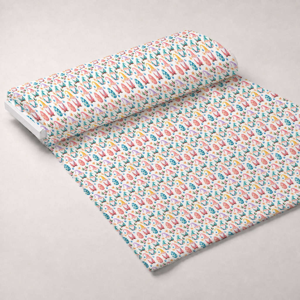 Whiskered Egg Hunt Pattern 5 Minky Fabric — plush minky unrolled bolt preview (mv-minky-v1:bolt)